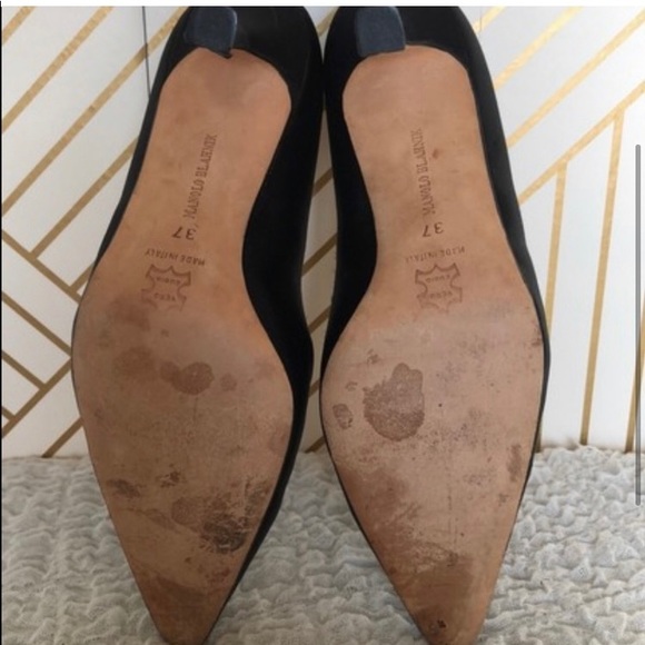 Manolo Blahnik Sutton pointed toe shoes - Picture 3 of 4